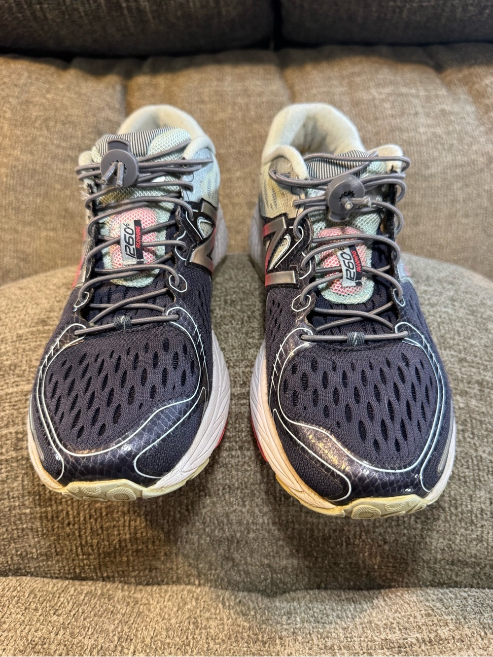 New Balance 1260v6 performance running shoes Silver/Blue/Pink #W1260PW6 Size 7.5 - Picture 3 of 12